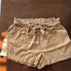 Aerie High Waist Tan Shorts